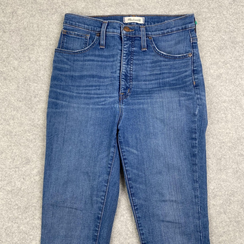 Madewell 9in High Rise Skinny Jeans Womens 28 Blue Stretch Denim